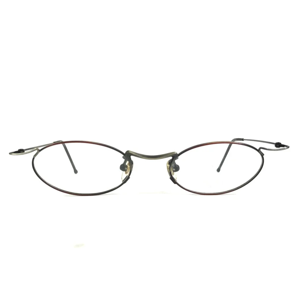 Vintage Arte Eyeglasses Frames MOD 5114 COL 13 Black Red Gray Oval 45-18-128